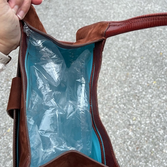 Vintage Brahmin Calf Hide Fruit and Floral Purse - Picture 13 of 14